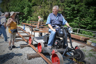Historická lesná úvraťová železnica a Orloj Stará Bystrica 