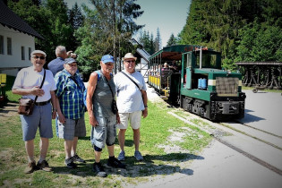 Historická lesná úvraťová železnica a Orloj Stará Bystrica 
